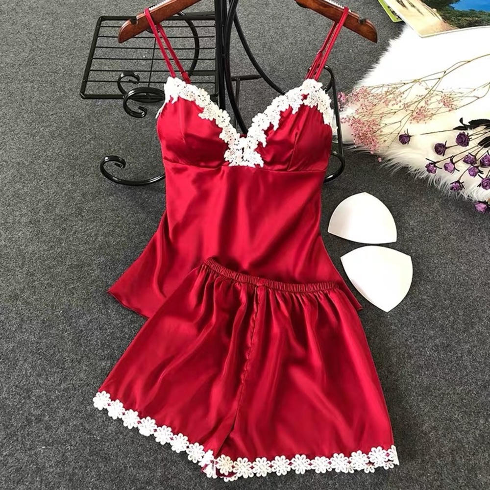 silk pajamas set